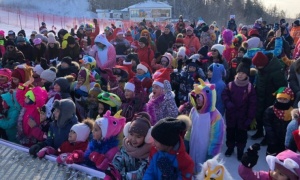 Рождественский карнавал состоялся на Сахалине